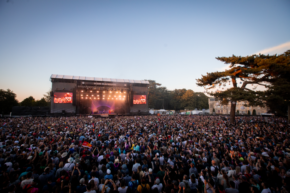 Concert au Festival Beauregard