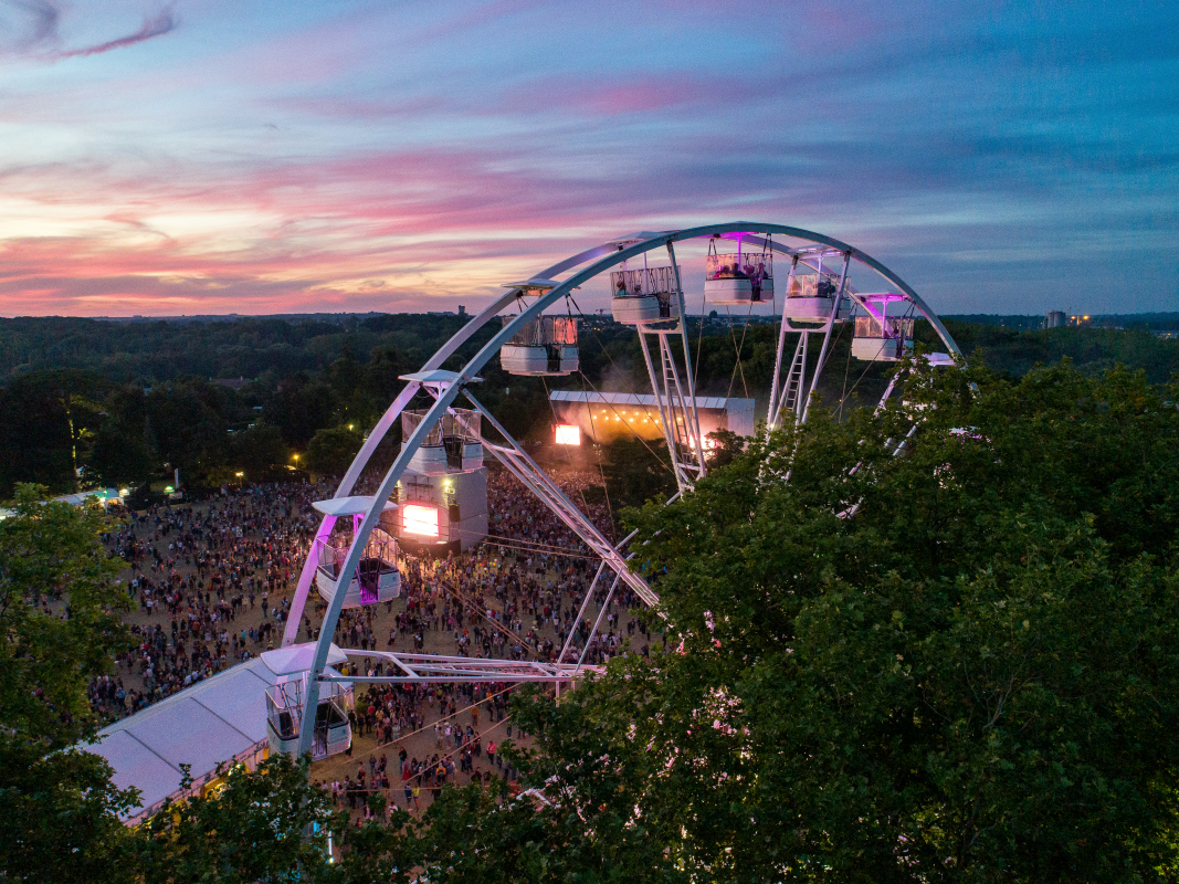 La grande roue du festival beauregard