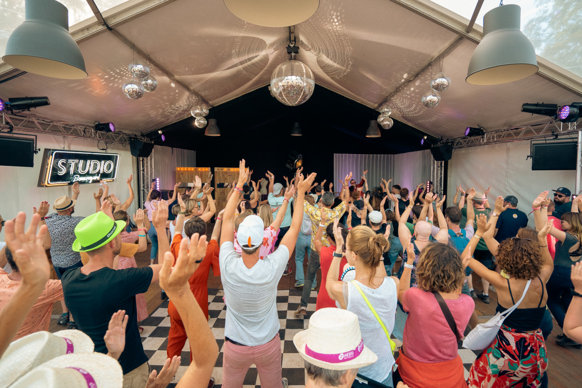 Danse au Studio du Festival Beauregard