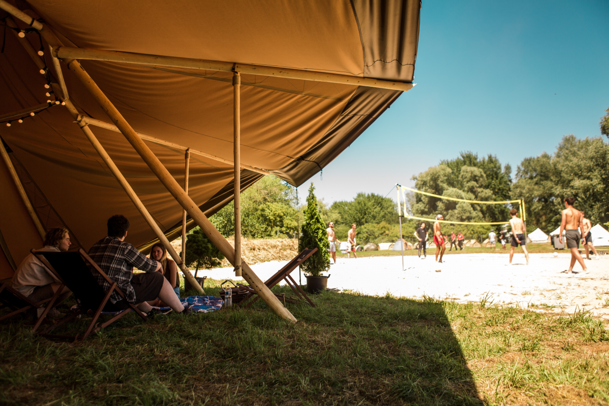 Le camping du Festival Beauregard