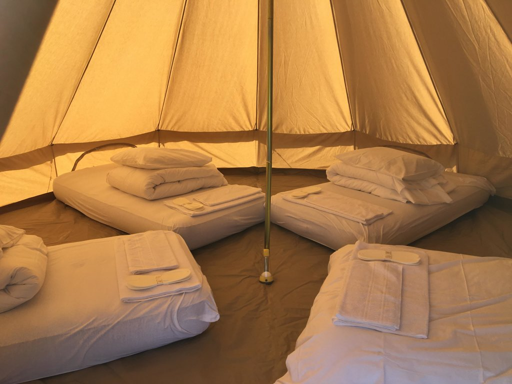 Les tentes clé en main du Festival Beauregard