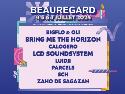 Les 8 premiers noms sont LÀ - Festival Beauregard