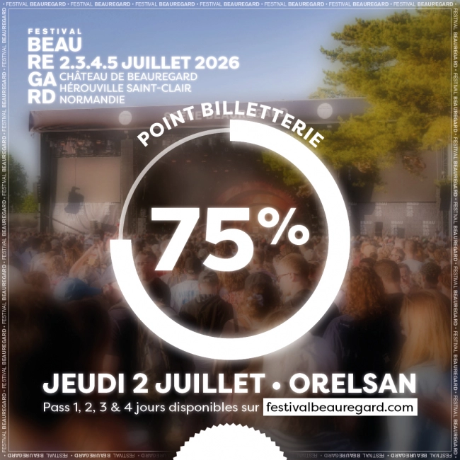 🚨 La billetterie s’affole pour le jeudi 2 juillet ! - Festival Beauregard