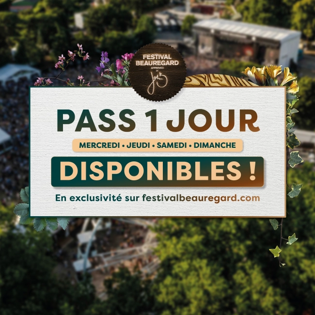LES PASS 1J SONT DISPO ! ❤️‍🔥 - Festival Beauregard