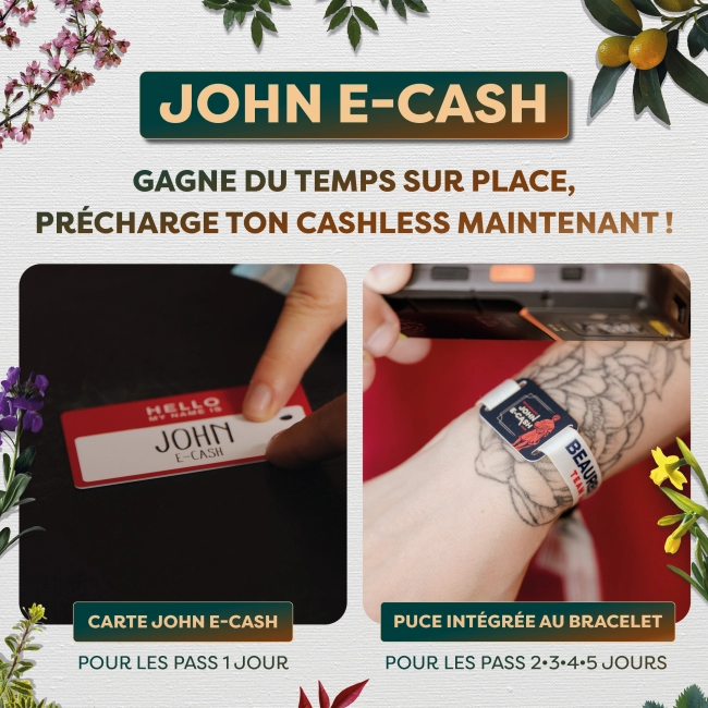 Préchargez votre cashless dès maintenant 👌 - Festival Beauregard