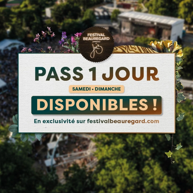 DERNIERS PASS SAMEDI DISPO ! ❤️‍🔥 - Festival Beauregard