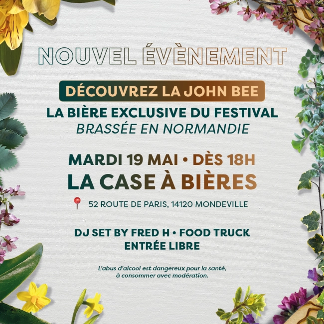 📆 Découvrez la bière du Festival, brassée en Normandie !